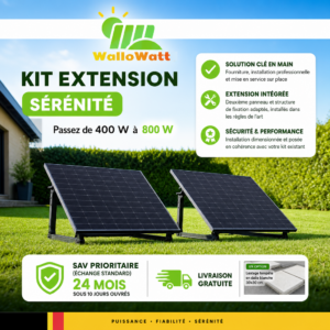 Kit extension Sérénité WW 400 vers 800 (pack extension+installation)