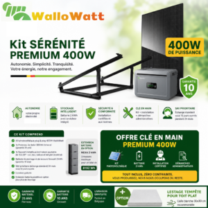 Kit WW 400 Sérénité Prémium (kit+batterie+installation)