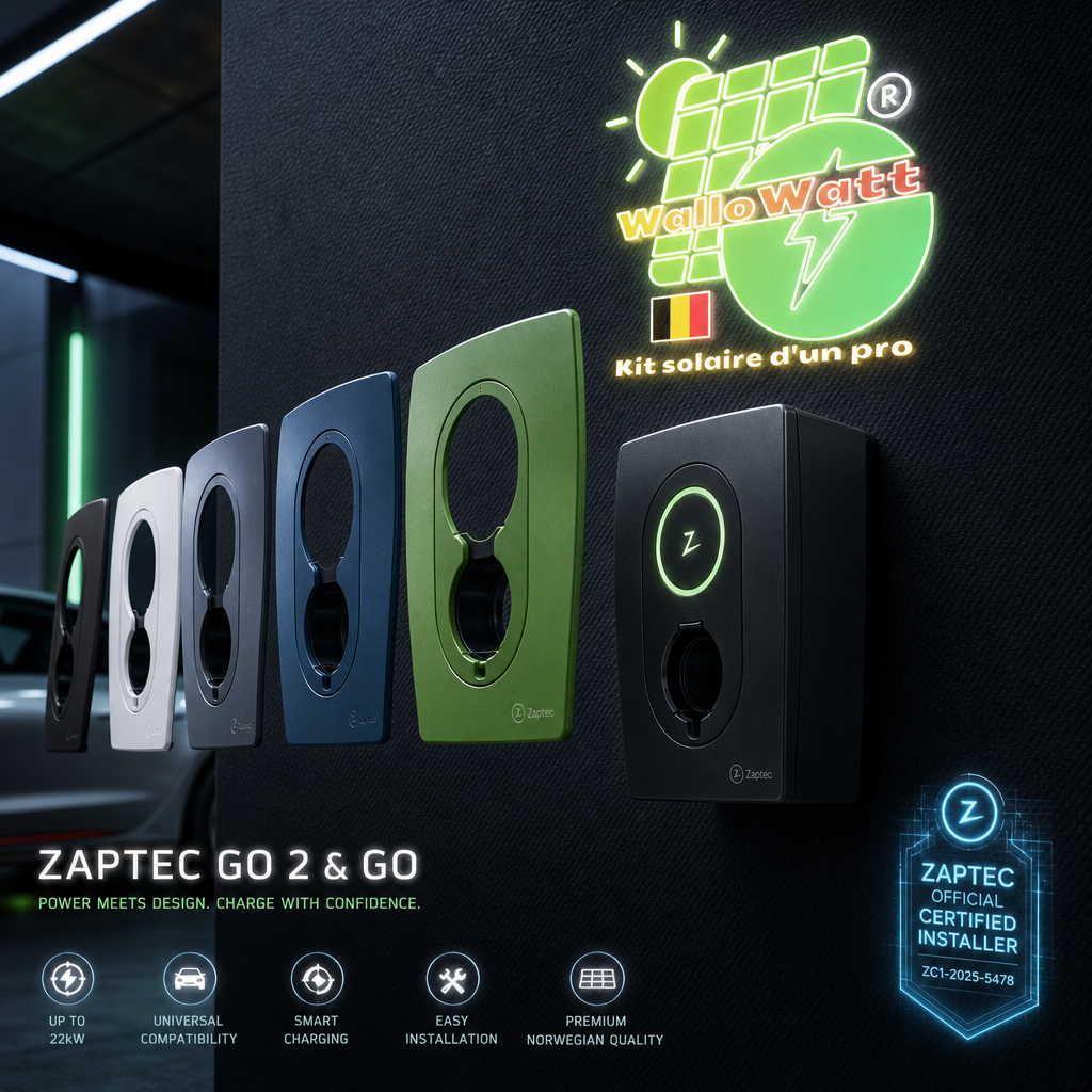 Couvercle interchangeable officiel pour borne Zaptec Go / Go 2